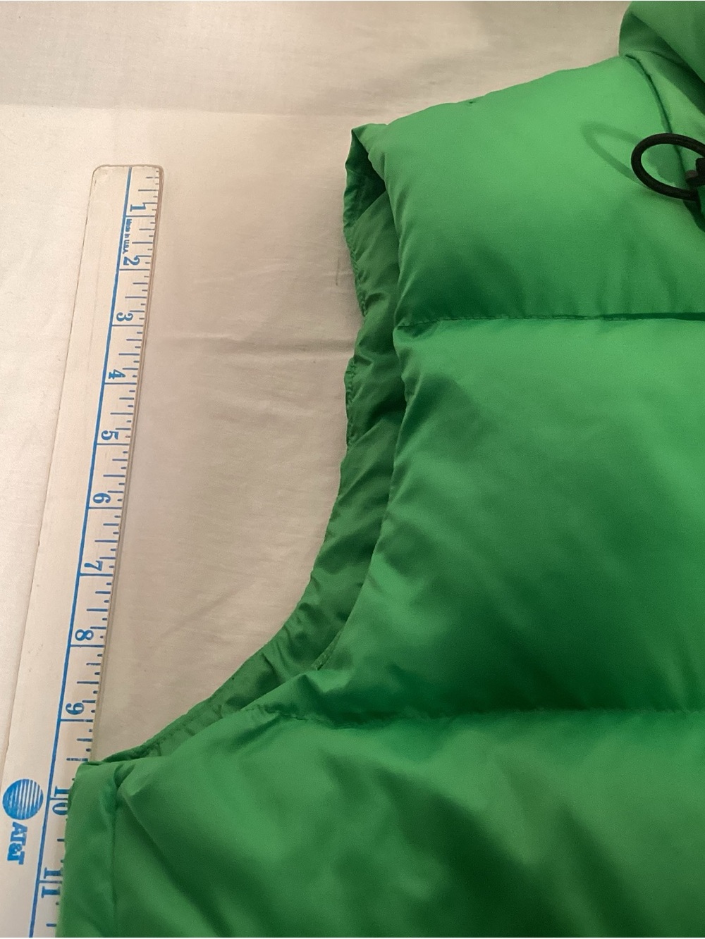 Ralph Lauren RLX Bright Green Quilted Puffer Down Vest Men’s Large - Picture 11 of 13